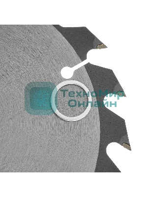 Пильный диск по дереву Denzel ф165 х 20 мм, 20 зубьев