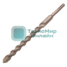 Бур по бетону Denzel двойная спираль, Cobalt W-tip, 18x260 мм, SDS PLUS