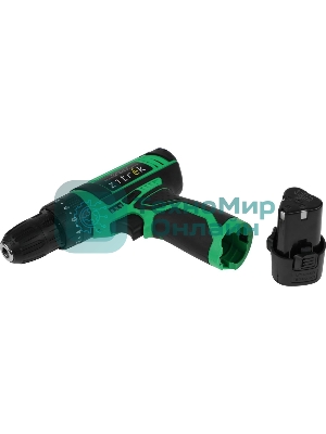 Дрель-шуруповерт Zitrek Crusher 063-4054, 12 В, 1,4 Ач, 30 Нм, щеточный, ударный