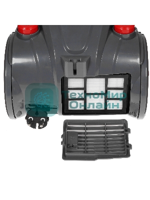 Пылесос Sakura SA-8312R красный/серый, 300/1600 Вт, уборка сухая, пылесборник контейнер 1.5 л