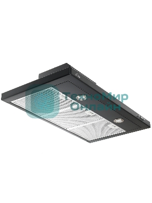 Вытяжка каминная Elikor Квадра 90П-650-К3Д антрацит, 90 см, 650 куб. м/ч, 56 дБ