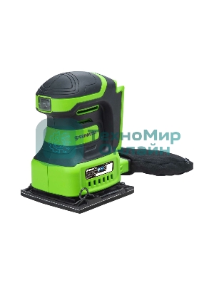 Плоскошлифовальная машина аккумуляторная GreenWorks G24SS14, 24 В, без АКБ и ЗУ (3100507)