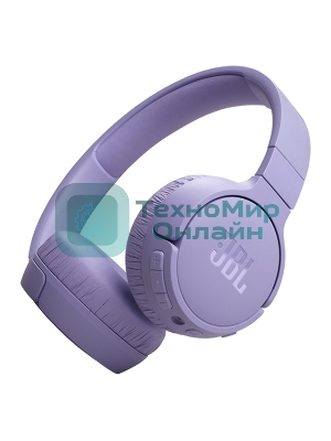 Беспроводные/проводные наушники JBL Tune 670NC фиолетовый, накладные, Bluetooth + проводной, активное шумоподавление