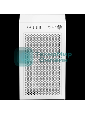 Компьютерный корпус без блока питания PCCooler LM300 ARGb WH, Tempered Glass Mid Tower, белый, ABS, TG, SPCC, 1x120мм ARGb mATX, ITX 170/330/mm 2x2.5