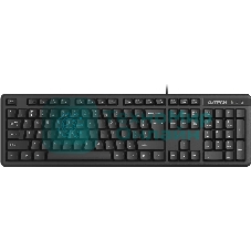 Клавиатура проводная A4Tech KKS-3, USB, черный