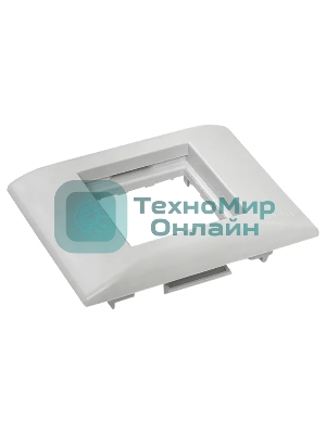 Рамка+суппорт EKF C-Line sup-2-105-50 PROxima на 2 модуля (1 пост) для парапетного кабельного канала