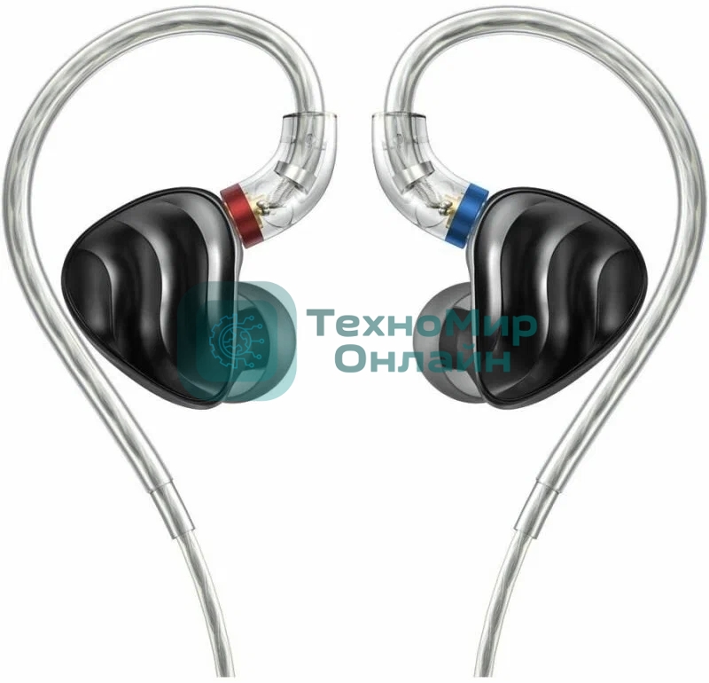 Проводные наушники FiiO FH3 черный, внутриканальные, Jack 3.5 мм