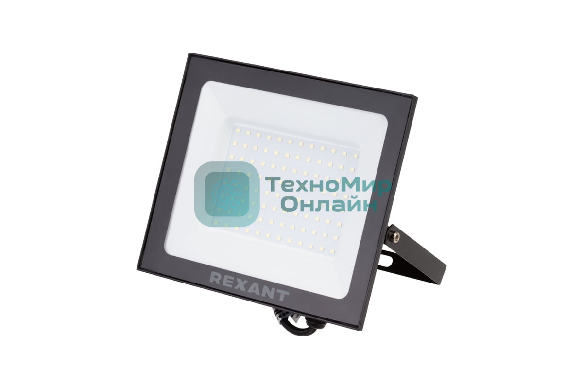 Прожектор светодиодный Rexant 605-005 100 Вт 200–260В IP65 8000 лм 6500 K холодный свет
