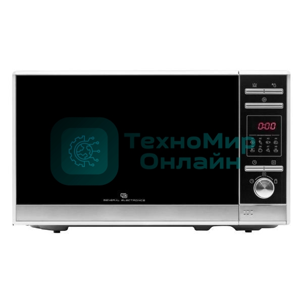 Микроволновая печь General Electronics GE DG420S атласное серебро, 20 л, 700 Вт, переключатели - сенсор, кнопки, поворотный механизм
