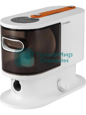 Пылесос Hyundai HYV-PETPRO1 белый/коричневый, 210/600 Вт, уборка сухая, пылесборник контейнер 2 л