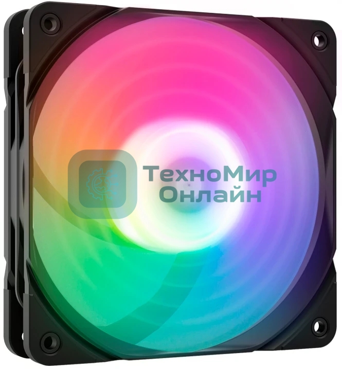 Вентилятор для корпуса Zalman ZM-AF120R ARGb черный, 120 мм, 1500 об/мин, 24.3 дБ, 4 pin