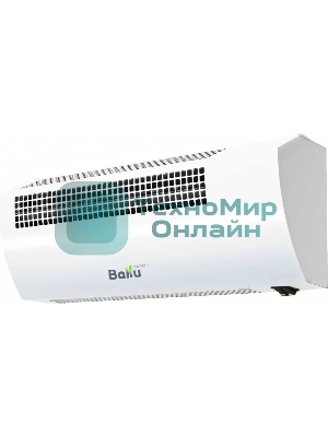 Тепловая завеса Ballu BHC-CE-3L Ступени мощности 2,5/1,25 кВт, Номинальный ток 11 А, Производительность 250 м3/час, Напряжение питания 220 В - 50 Гц, Подключение к сети сетевой шнур с вилкой, Степень защиты 	IP20, Класс электрозащиты I, Увеличение температуры воздуха на выходе в максимальном режиме нагрева 37,5°C, Номинальный уровень шума 44 дБ, Габариты прибора (ШхВхГ) 	460x210x135 мм, Габариты упаковки (ШхВхГ) 495x145x220 мм, Вес нетто 	3,2 кг, Вес брутто 3,7 кг.