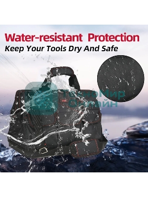 Сумка для инструментов Deli DL430901 Black Edition