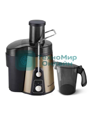 Соковыжималка Zigmund & Shtain EJ-750 бронзовый, центробежная, 1000 Вт, 900 мл, механическое