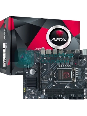Материнская плата AFOX IH510D4-MA-V4, LGA 1200, Intel H510, 2xDDR4, 3xSATA, 1xM.2, 1xPCIe 3.0 x16, 1xPCIe 3.0 x1, 1xHDMI, 1xDP, 1x1Gb LAN, 2xUSB-A 5Gbps, 2xUSB-A 2.0, 3x3.5 мм, 5.1, mATX