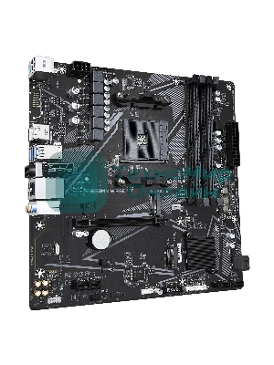 Материнская плата Gigabyte B550M-K WIFI6E, AM4, AMD B550, 4xDDR4, 4xSATA, 2xM.2, 1xPCIe 4.0 x16, 1xPCIe 3.0 x1, 1xHDMI, 1xDP, 1x1Gb LAN, Wi-Fi 6E, Bluetooth 5.3, 4xUSB-A 5Gbps, 4xUSB-A 2.0, 1xPS/2, 3x3.5 мм, 7.1, mATX