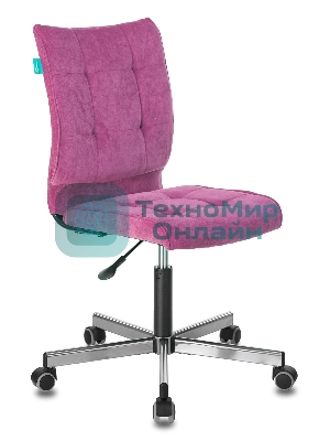 Кресло Бюрократ CH-330M/LT-15 малиновый, экокожа, 120 кг, механизм качания, без подлокотников