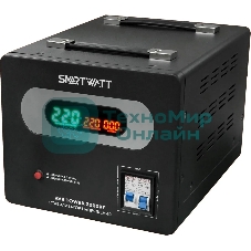 Напольный стабилизатор напряжения SMARTWATT AVR TOWER 3000RF (140W - 260W, 3000VA, 3 кВт, 50-60 Гц, LED-дисплей, релейны