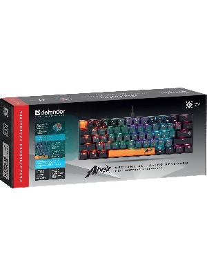 Клавиатура проводная Defender USB APEX GK-002 RU