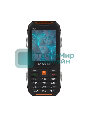 Мобильный телефон Maxvi T101 оранжевый