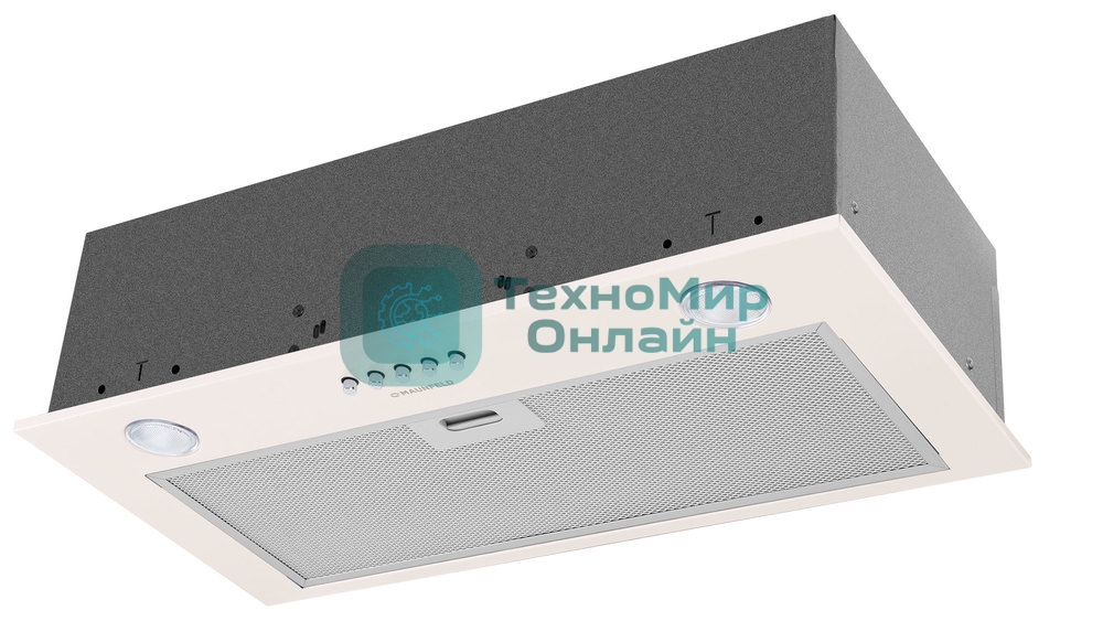 Вытяжка полновстраиваемая Maunfeld Crosby Singl 60, бежевый, 59.8 см, 850 куб. м/ч, 48 дБ