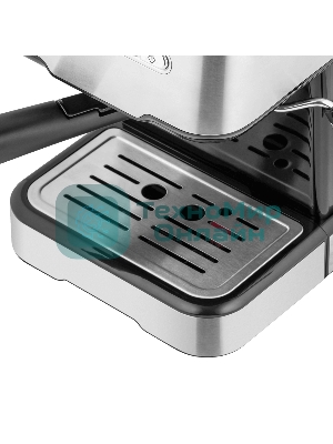 Кофеварка рожковая Maunfeld MF-724S нержавеющая сталь, исп. кофе - молотый, 1.5 л, 850 Вт, 15 Бар.