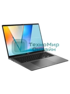 Ноутбук ASUS Vivobook S16 S3607CA-SH100 серый Intel Core Ultra 5 225H 1.7 GHz/DDR5 16Gb 512Gb PCIE G4 SSD/Intel UHD Graphics 16