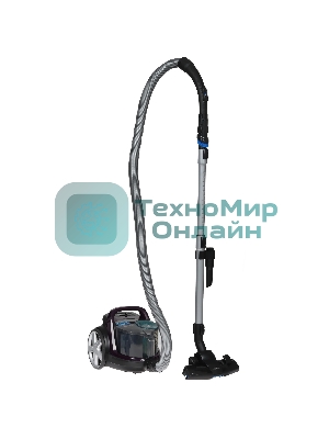 Пылесос Philips FC9571/01 черный/фиолетовый, 410/1900 Вт, уборка сухая, пылесборник контейнер 1.5 л
