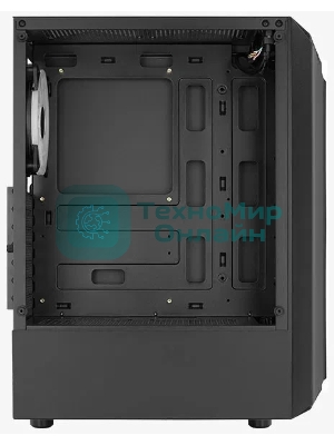 Корпус ATX AeroCool Bionic-G-BK-v2 4710562758672 черный, без БП, 2*USB 3.0, USB 2.0, HD Audio