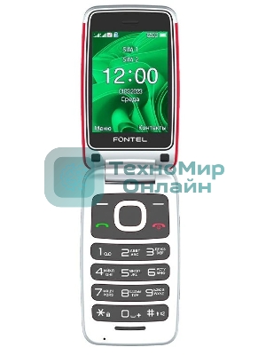 Мобильный телефон FONTEL FL280, красный