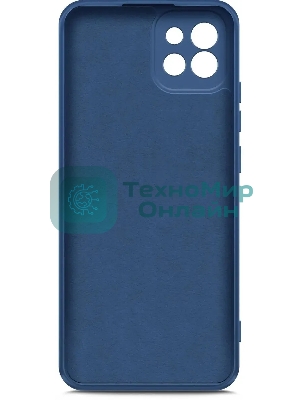 Чехол (клип-кейс) BoraSCO Microfiber Case для Samsung Galaxy A03 синий