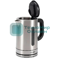 Чайник электрический Hyundai HYK-S2506 1.7 л, 2200 Вт, серебристый (корпус: металл)