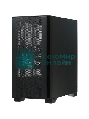 Компьютерный корпус Montech AIR 100 LITE черный без БП mATX 2x120мм 1xUSB2.0 2xUSB3.0 audio bott PSU