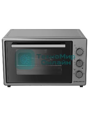 Мини-печь Maunfeld MMO-373MGR01 серый, 37 л, 1400 Вт