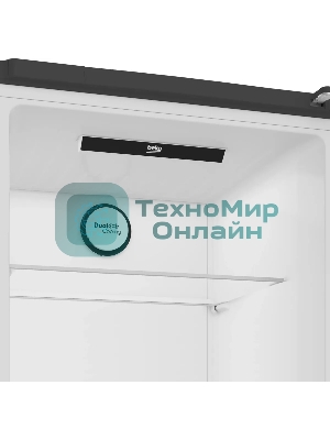 Холодильник Beko B3R0CNK362HG серый, двухкамерный, 220/100л, морозилка снизу No Frost