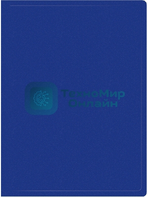 Папка с 80 прозрачными вкладками Silwerhof Eco A4, пластик, 0.7мм, синий