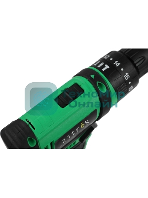 Дрель-шуруповерт Zitrek Crusher 063-4054, 12 В, 1,4 Ач, 30 Нм, щеточный, ударный