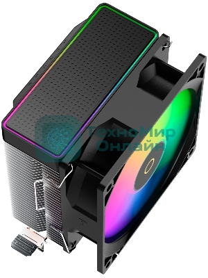 Кулер для процессора Ocypus Gamma A20 BK ARGB, 92mm FARGB FAN, Top FARGB Panel, 2 HEAT PIPES, 3-PIN, 1900 RPM, 21DBA, HYDRO BEARING, LGA115X/1200/1700/18XX, AM4/AM5