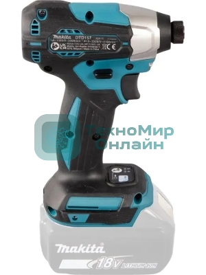 Дрель-шуруповерт Makita DTD157Z, 18 В, 0 Ач, 140 Нм, бесщеточный, ударный