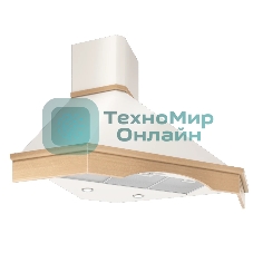 Вытяжка каминная Elikor Форест 90П-650-П3Д бежевый, 90 см, 650 м³/ч, 36 дБ