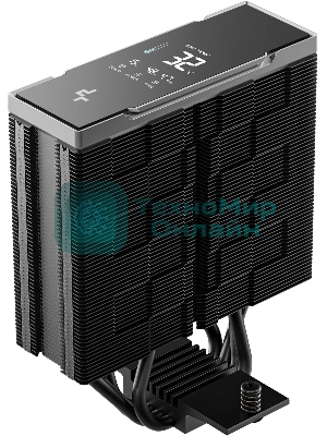 Кулер для процессора DEEPCOOL AK400 G2 DIGITAL NYX LGA1851/1700/1200/115X/AM5/AM4 (12шт/кор, TDP 220W, PWM, Fan 120mm, 4 тепл. трубки, черный) RET