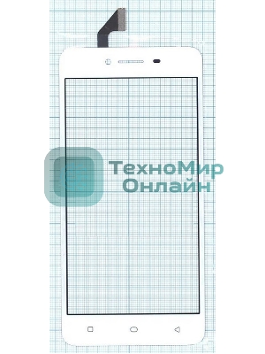 Сенсорное стекло (тачскрин) для OPPO A37, белое