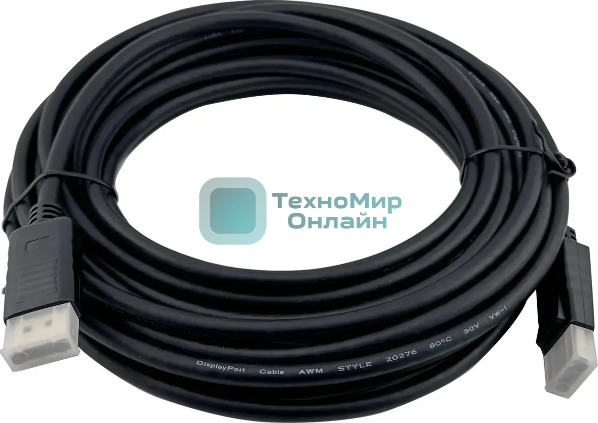 Кабель V1.1 DisplayPort (m) DisplayPort (m) 10м черный