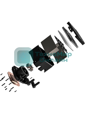 Система жидкостного охлаждения ID-Cooling DX240 MAX ARGb черный 120мм алюминий+медь 2150rpm 32.5db 4-pin 300W