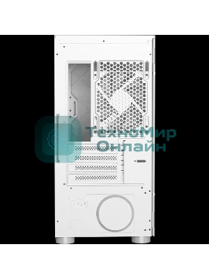 Компьютерный корпус без блока питания PCCooler LM300 ARGb WH, Tempered Glass Mid Tower, белый, ABS, TG, SPCC, 1x120мм ARGb mATX, ITX 170/330/mm 2x2.5