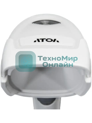 Сканер штрих-кода ручной Атол SB2108 Plus (rev.2) (61025) 1D/2D имидж, проводной, 350 скан/сек, USB-HID; USB-COM, белый