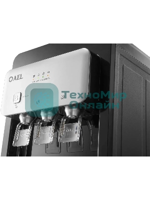 Кулер для воды AEL LD-AEL-806a, нижняя загрузка, нагрев 95 °С, охлаждение 10 °С, черный