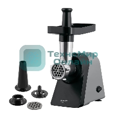 Мясорубка электрическая Scarlett SC-MG45S76 серый, 1800 Вт, 2.0 кг/мин, реверс, насадки - 4