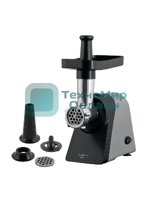 Мясорубка электрическая Scarlett SC-MG45S76 серый, 1800 Вт, 2.0 кг/мин, реверс, насадки - 4