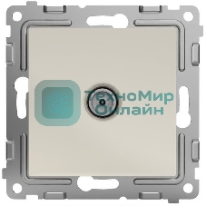 Коннектор TV TOKOV ELECTRIC СП Pixel механизм бежевый